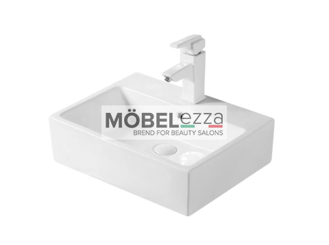 Накладная белая раковина для ванной Gid N9153
