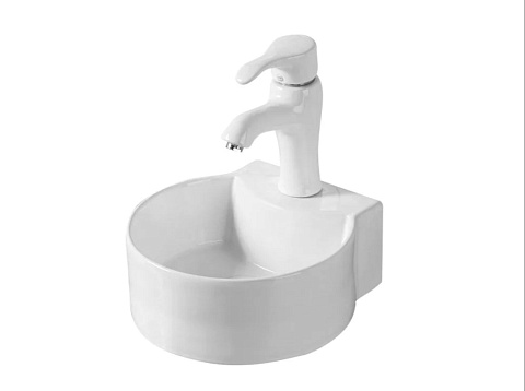 Подвесная белая раковина для ванной Gid N9134
