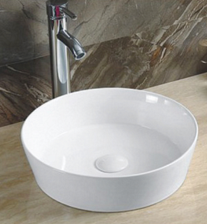 Керамическая накладная раковина для ванной Gid N9423 с сифоном ORIO A3202